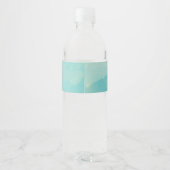 Waterverf Bruiloft Jubileum Waterfles Label Etiket (Achterkant)