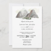 waterverf bruiloft kaart (Voorkant)