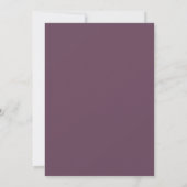 Waterverf Bruiloft met Meadow Plum Kaart (Achterkant)