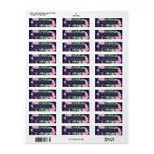 Waterverf bruiloft moderne botanische labels (Full Sheet)