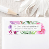 Waterverf bruiloft moderne botanische labels (Insitu)