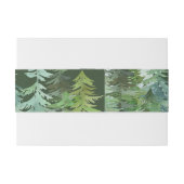 Waterverf bruiloft uitnodigingen wikkel (Achterkant Voorbeeld)