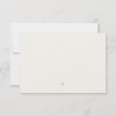 Waterverf bruiloft van de skyline van New York RSVP Kaartje (Achterkant)