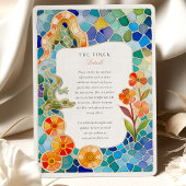 Waterverf bruiloft van Gaudí Kaart