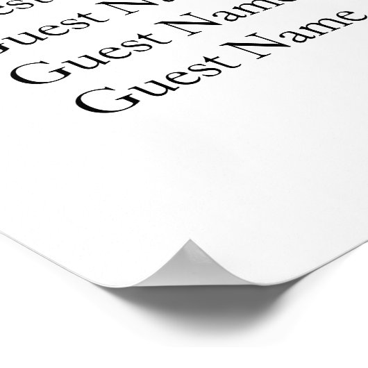 Waterverf Bruiloft Zitkaarten | Blauw Abstract Poster (Hoek)