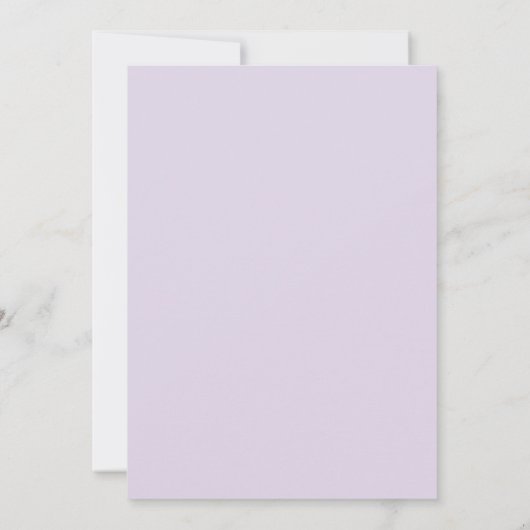 Waterverf Bruiloftsfeest Citroen & Lavendel Kaart (Achterkant)