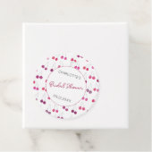 Waterverf Bruiloftsfeest met Kersen - Persoonlijk Bedankjes Labels (In situ)