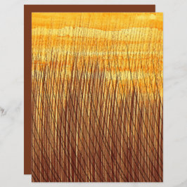 Waterverf bruin Oranje velden plakboek