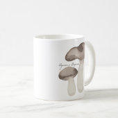 Waterverf Bruin paddenstoel Mok Agaricus Bisporus (Voorkant rechts)