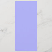 Waterverf bruinblauw lavender Wedding Menu (Achterkant)
