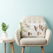 Waterverf Bruine Bospaddenstoelen Kussen (Stoel)