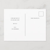 Waterverf bruine portier Speedful We hebben ons ve Aankondigingskaart (Achterkant)