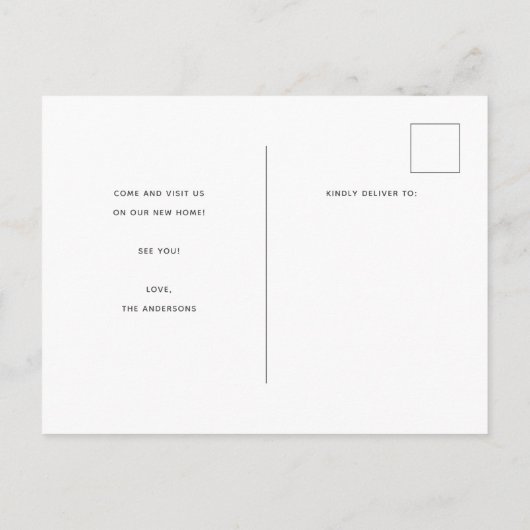 Waterverf bruine portier Speelgoed We hebben Blauw Aankondigingskaart (Achterkant)