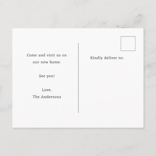 Waterverf bruine portier Speelgoed We hebben Blauw Aankondigingskaart (Achterkant)