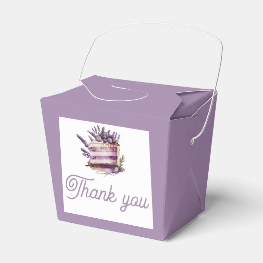 Waterverf Brunch Birthday Hartelijk dank Bedankdoosjes (Voorkant Zijde)