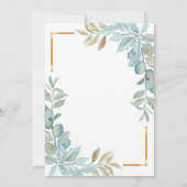 Waterverf Brunch en Bubble Invitation Kaart (Achterkant)