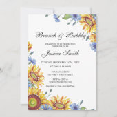 Waterverf Brunch en uitnodiging voor Oekraïne (Voorkant)