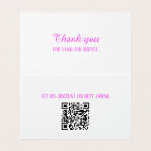 Waterverf Brush Beauty Make-up Artiest Kaart (Binnenkant ongevouwen)