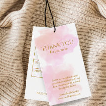 Waterverf Brush Gold Hang label