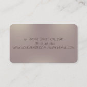 Waterverf Brush Stroke Flowers Retro Cake Mixer Visitekaartje (Achterkant)