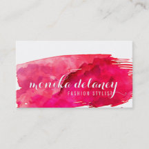 WATERVERF BRUSHSTROKE stijlvol creatief trendy roo