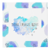 Waterverf Brushstrokes Cube Kubus (Rechts)