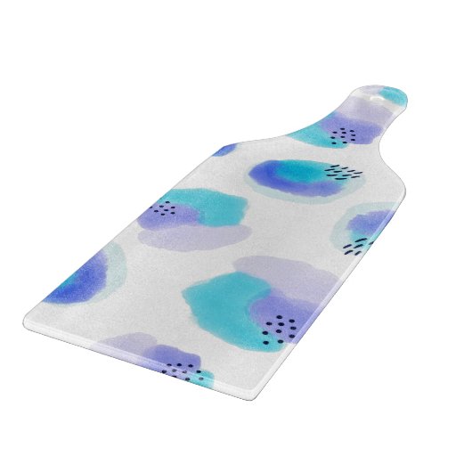 Waterverf Brushstrokes snijplank (Hoek)