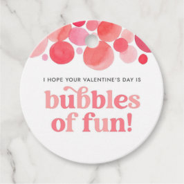 Waterverf Bubbels van Fun Valentijnsdag Bedankjes Labels