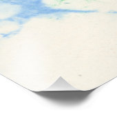 Waterverf bubble print foto afdruk (Hoek)