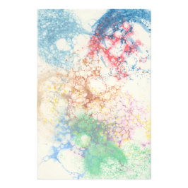 Waterverf bubble print foto afdruk