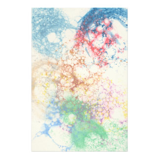 Waterverf bubble print foto afdruk