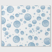 Waterverf Bubble Verjaardag Cadeaupapier (Vlak)