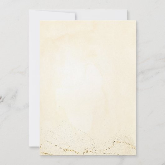 Waterverf Bubbles & Brews Koppels Vrijgezellenfees Kaart (Achterkant)