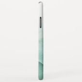 Waterverf Bubbles Monogram Groene Golf Ombre Case-Mate iPhone Case (Achterkant/rechts)