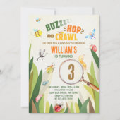 Waterverf Bug Insect Boy Verjaardag Kaart (Voorkant)