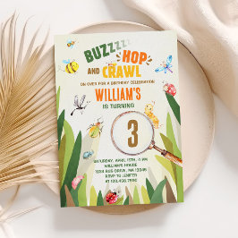 Waterverf Bug Insect Boy Verjaardag Kaart