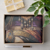 Waterverf buikdanseres decoupage papier (Geschenk)