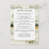 Waterverf buitenhuwelijk informatiekaartje (Voorkant)