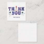 Waterverf Buitenruimte - Hartelijk dank Notitiekaartje (Voorkant / Achterkant)