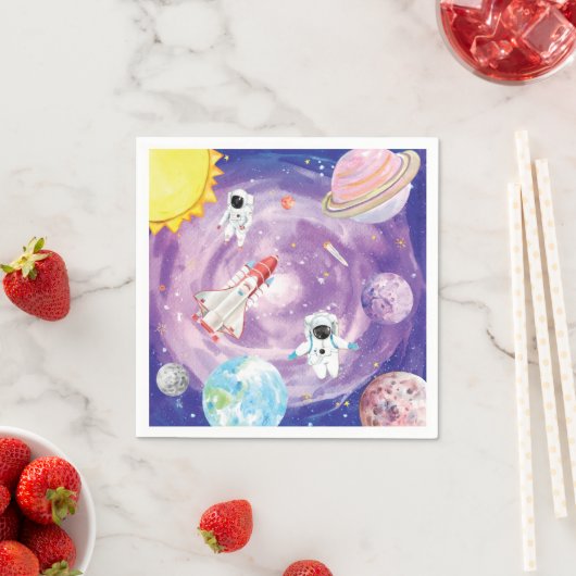 Waterverf buitenruimte servetten (Insitu)