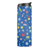 Waterverf buitenruimtectoren thermosbeker (Gedraaid links)