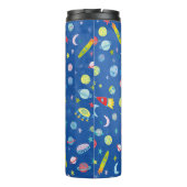 Waterverf buitenruimtectoren thermosbeker (Achterkant)