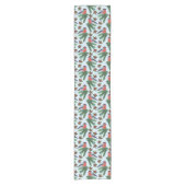 waterverf bulfinch korte tafelloper (Voorkant)