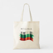 Waterverf Bulgaarse vlagpenselen Tote Bag (Achterkant)