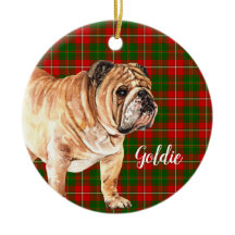 Waterverf Bulldog Aangepast