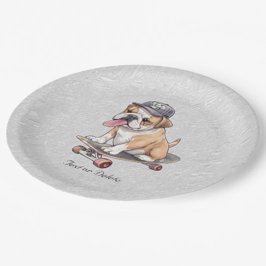 Waterverf Bulldog papier Bord (Gekanteld)