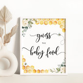 Waterverf Bumble beken raden het baby Poster