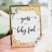 Waterverf Bumble beken raden het baby Poster