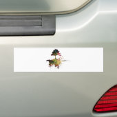 Waterverf Bumpersticker (Op auto)