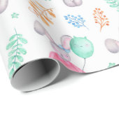 Waterverf Bunnies Cadeaupapier (Rol Hoek)